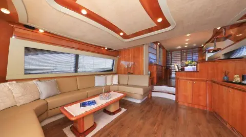 Luxury Motor Yacht Interior