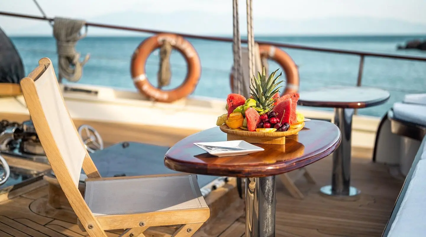 Luxury Gulet Sailing Sunset