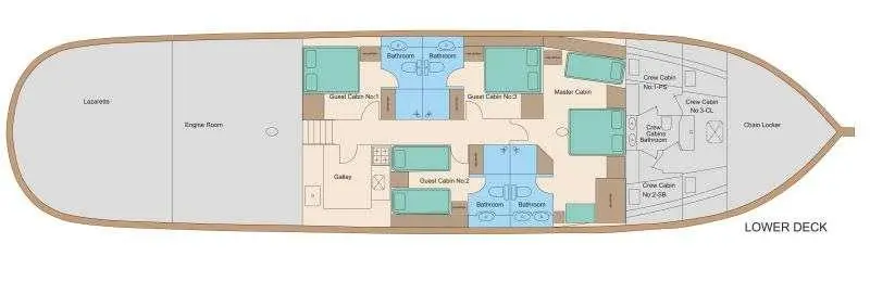 Carpe Diem 7 Deckplan