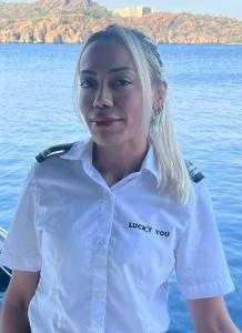 Young Crew Member Deck Sea Coastline