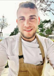 Smiling Chef Portrait Outdoors