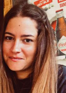 Close Up Woman Cafe Coca Cola Ad