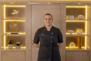 Crew Chef Smiling Black Uniform