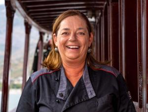 Female Crew Chef Portrait Deck