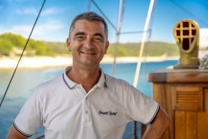 Smiling Crew Member Smart Spirit Yacht