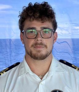 Crew Member Closeup White Uniform