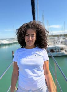 Young Woman Myra Tshirt Marina Portrait