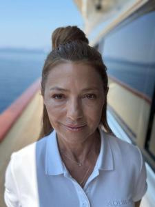 Woman Closeup Yacht Deck