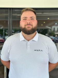 Crew Member Aquila White Polo Portrait