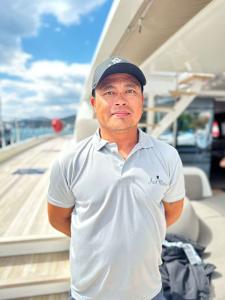 Crew Member Portrait Yacht Deck