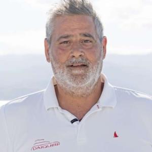 Man In Daiquiri Polo By Sea