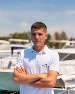 Crew Member M Five Polo Yacht Dock