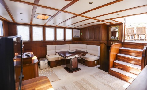 Luxury Gulet Sailing Sunset