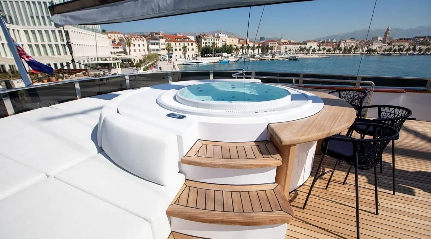 Luxury Yacht Scorpios Sunset