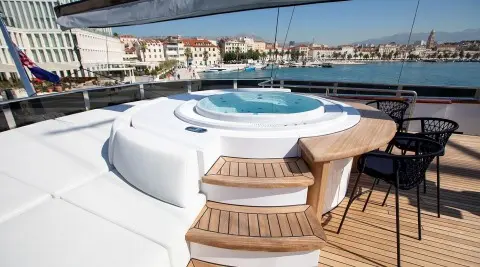 Luxury Yacht Scorpios Sunset