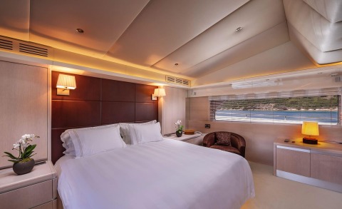 Luxury Yacht Master Cabin