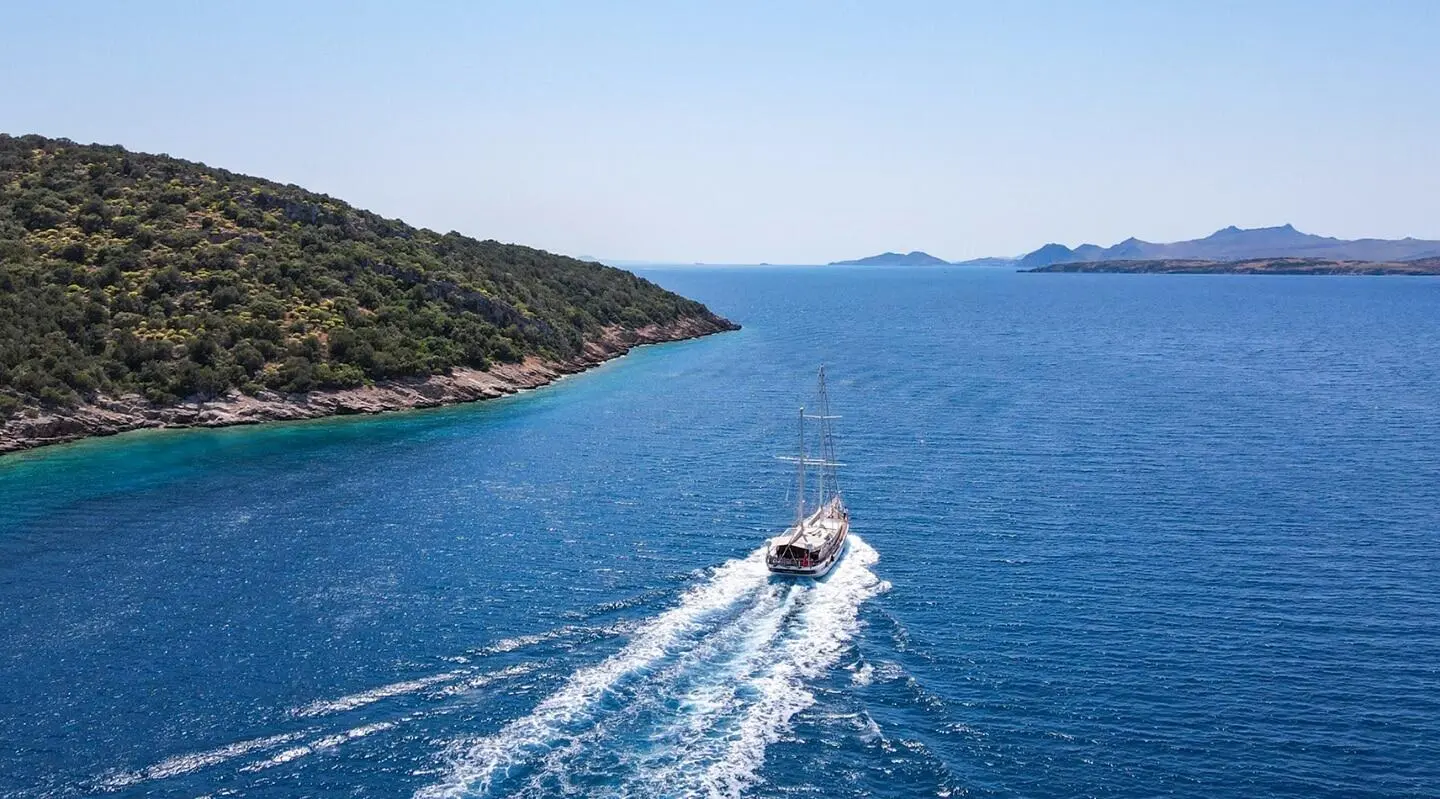 Luxury Gulet Sailing Sunset