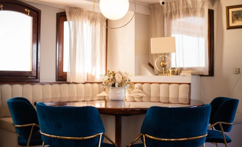 Luxury Yacht Bellezza Dining