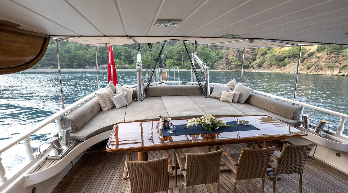Luxury Gulet Sailing Sunset